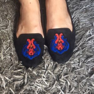 NWOT Rebecca Minkoff Suede smoking flats